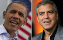 President Obama, George Clooney / AP