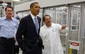 Obama visits Solyndra / AP