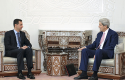 Bashar al-Assad, Sen. John Kerry / AP