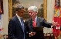 Obama and Bill Clinton / Wikimedia Commons