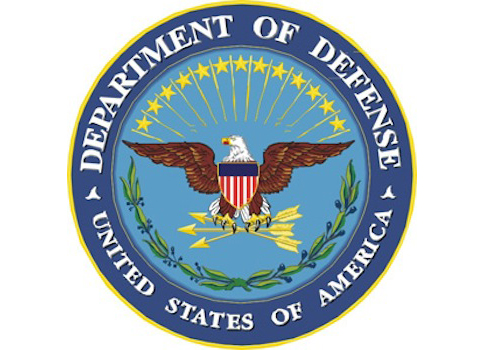 defense war department logo triangle iron green dept involved runs