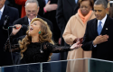 Beyoncé, reportedly not singing. (AP)
