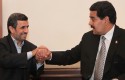 Mahmoud Ahmadinejad, Nicolas Maduro / AP