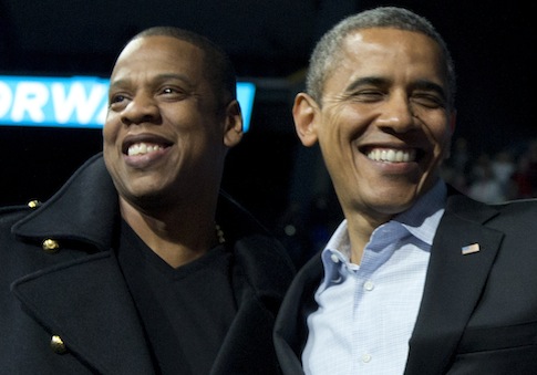 Image result for obama with jay z
