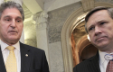 Sens. Manchin, Kirk / AP
