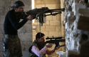 Free Syrian Army fighters / AP