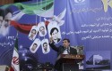 Mahmoud Ahmadinejad speaks at a ceremony marking Iran's National Day of Nuclear Technology / AP