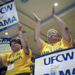 UFCW rally for Obama in 2008 (AP)