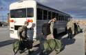 Airmen from the 28th Bomb Wing, 34th Squadron prepare to deploy to southwest Asia / AP