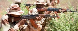 Malian Army soldiers carry out drills in Koulikoro, Mali in May 2013 / AP