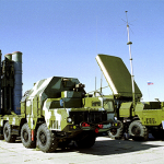 S-300 air-defense missiles launcher and guidance station / AP