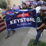 Keystone XL Pipeline protesters / AP
