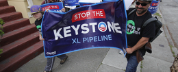 Keystone XL Pipeline protesters / AP