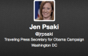 Psaki's Twitter profile