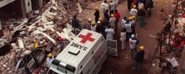 Rubble of the Buenos Aires Jewish Community center, July 18, 1994 / AP