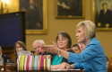 Becky Gerritson and representatives from conservative groups / AP