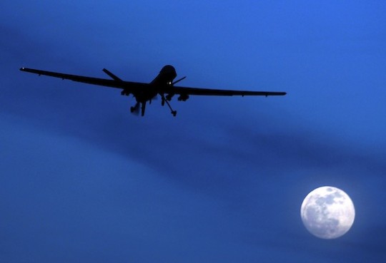 A U.S. Predator drone in southern Afghanistan (AP)