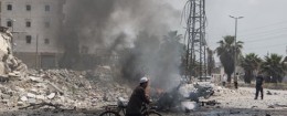 Barrel bomb attack by regime forces on "Jasr al-Haj" neighbourhood of Aleppo caused the deaths of 60 people on May 12, 2015