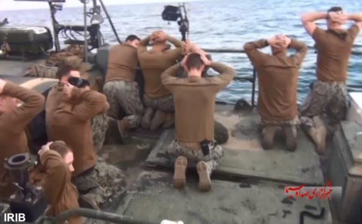 Image result for us sailors captive iran picture