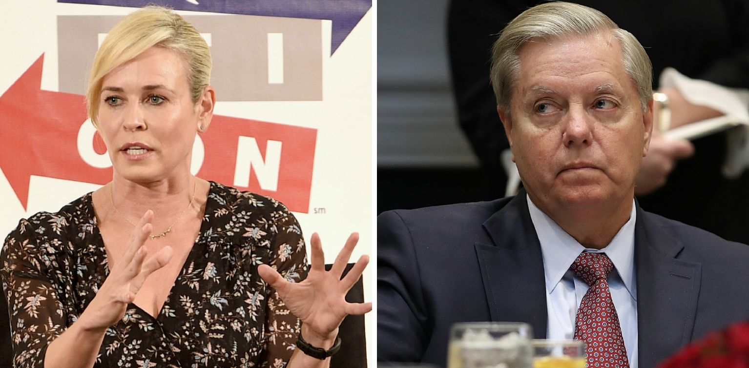 Handler Sends Crude Tweet Suggesting Lindsey Graham Is Gay Getting