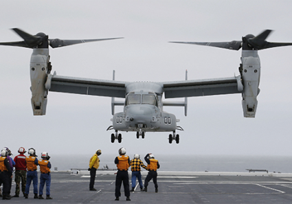 Osprey Shown Off in Military Exercises with Japan