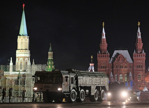 Russian Army Iskander missiles