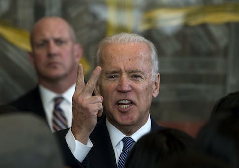 Joe Biden peace sign