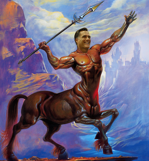 Mitt Romney centaur