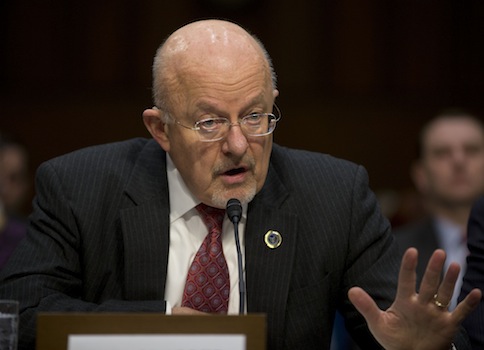 Director of National Intelligence James Clapper testifies on Capitol Hill