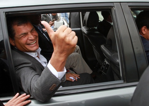 Ecuadorian President Rafael Correa / AP