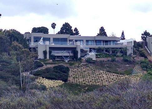 Irwin Jacobs San Diego beachside mansion.