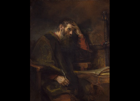 Rembrandt van Rijn, The Apostle Paul, 1957 / National Gallery of Ary