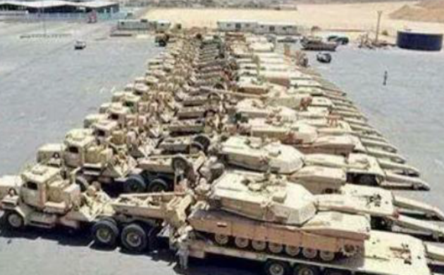 ISIL shows off captured U.S. tanks