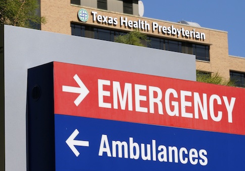 A general view of the Texas Health Presbyterian Hospital is seen in Dallas, Texas in this October 4