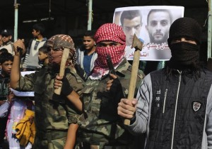 Palestinians Celebrate In The Streets After Synagogue Terror Attack