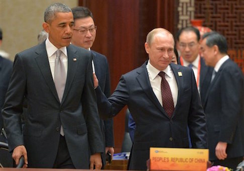 Vladimir Putin, Barack Obama