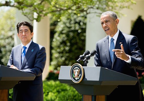 Shinzo Abe, Barack Obama / AP