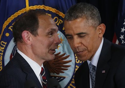 VA Secretary Robert McDonald and President Obama