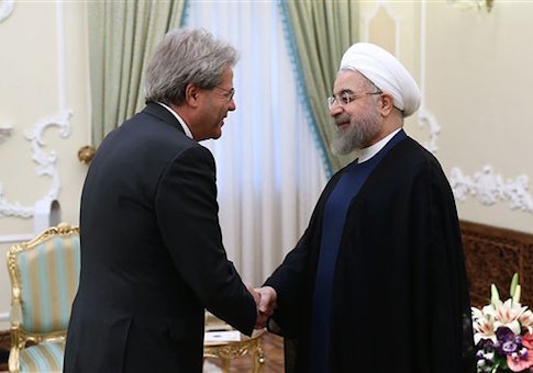 Hassan Rouhani, Paolo Gentiloni