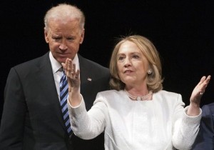 Joe Biden and Hillary Clinton