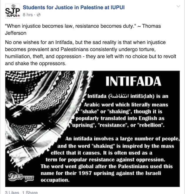 Intifada meaning