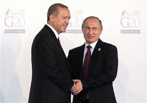 Recep Tayyip Erdogan, Vladimir Putin