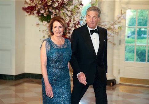 pelosi nancy husband paul house her invested state before calif minority leader rally right but arrive ap dinner