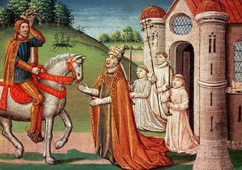Charlemagne and Pope Adrian I