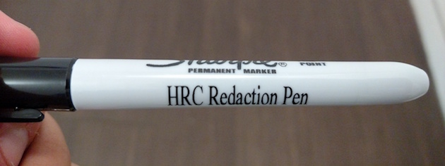 hrc redaction pen