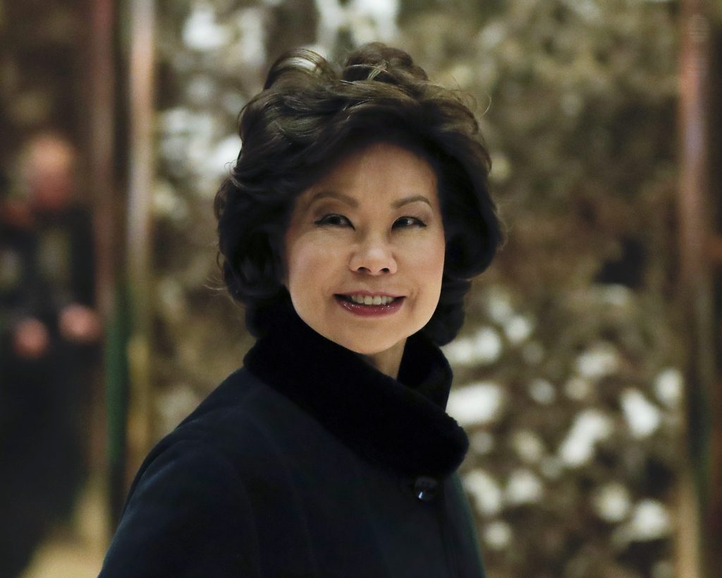 Elaine Chao Expected To Be Trump's Pick For Transportation Secretary