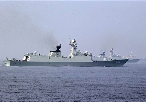 Chinese Navy ships in 2013 / AP