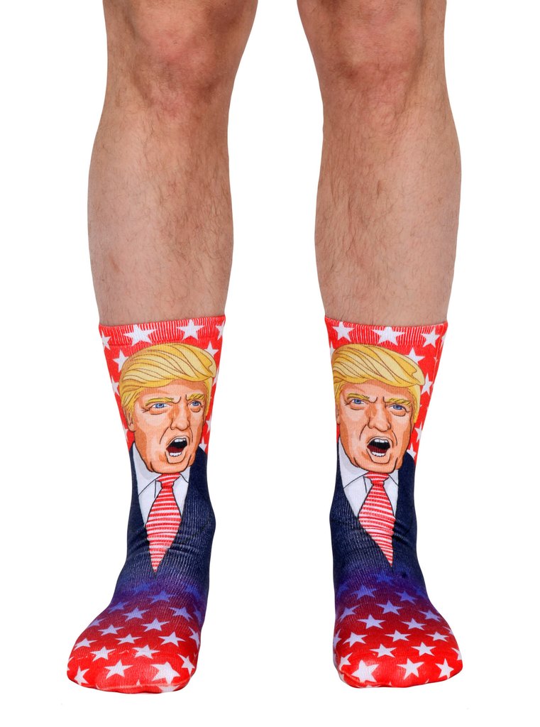 socks trump donald crew royal living beacon washington funny sellers holiday gift guide usa cool mens crazy freebeacon presidential ankle