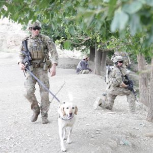 Jake and Abby in Afghanistan / Facebook