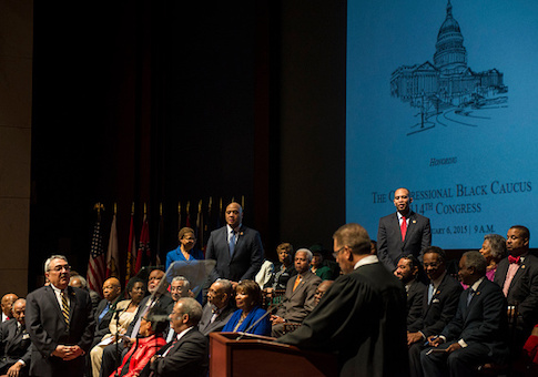 The Congressional Black Caucus Foundation hosts a swearing-in ceremony for current and newly-elected members of the114th Congress